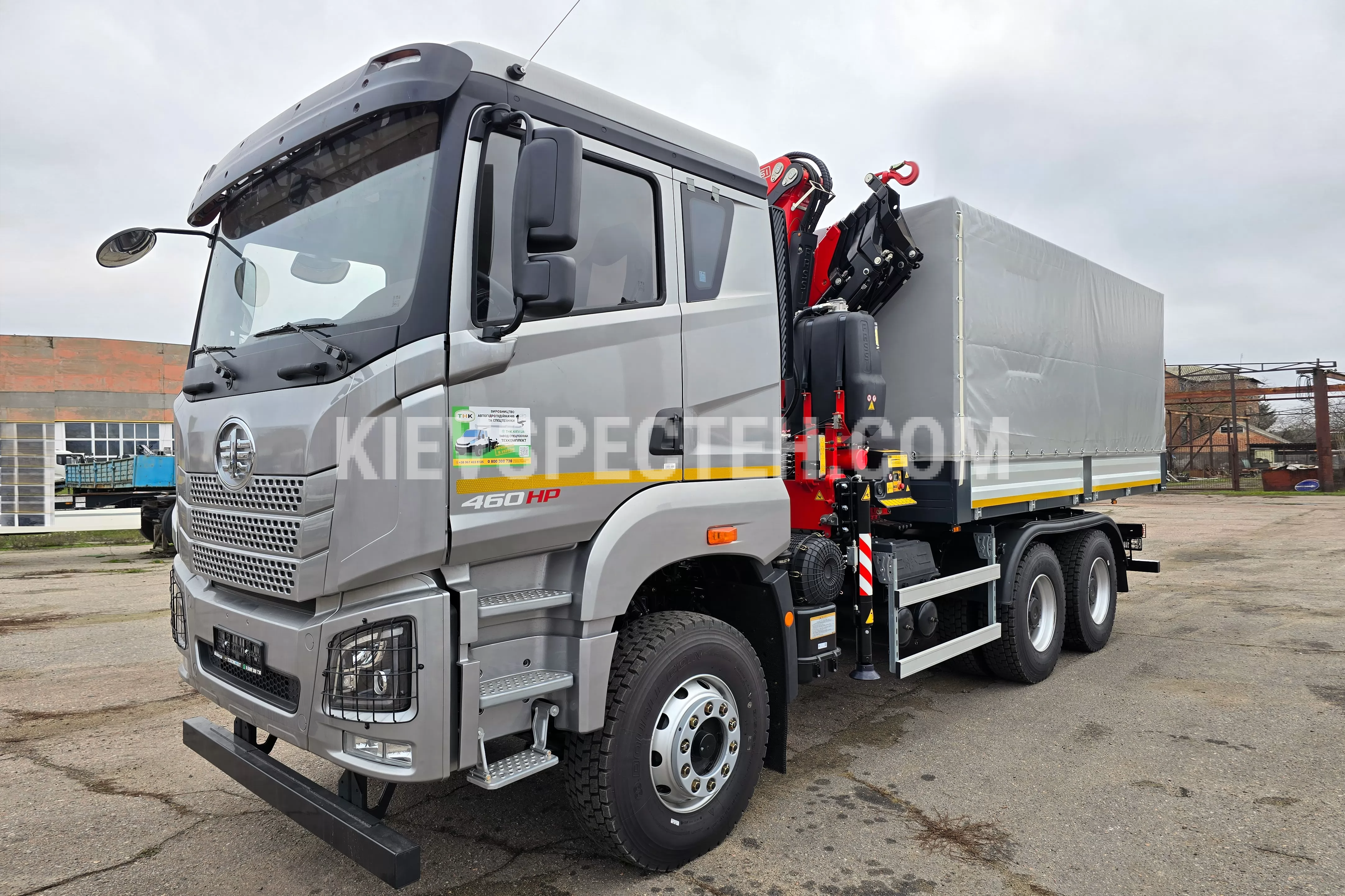 Бортовой грузовик FAW CA3250 с КМУ FASSI F165A.2